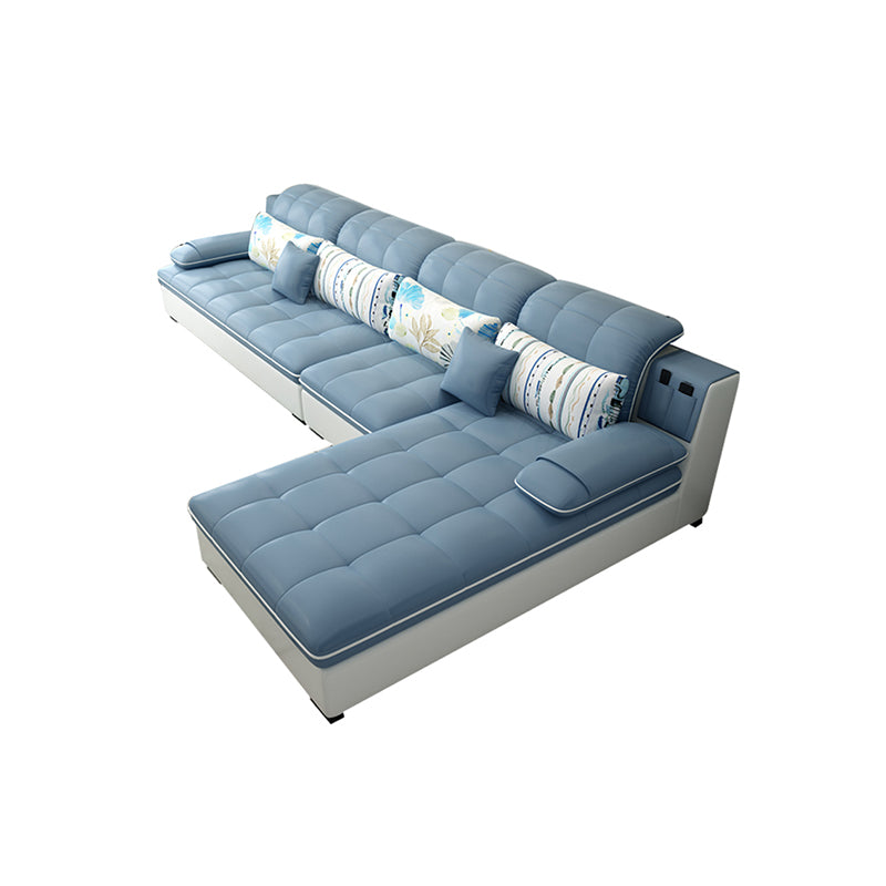 Pillow Top Arm L-Shape Right Hand Facing Sofa Furniture Sectionals