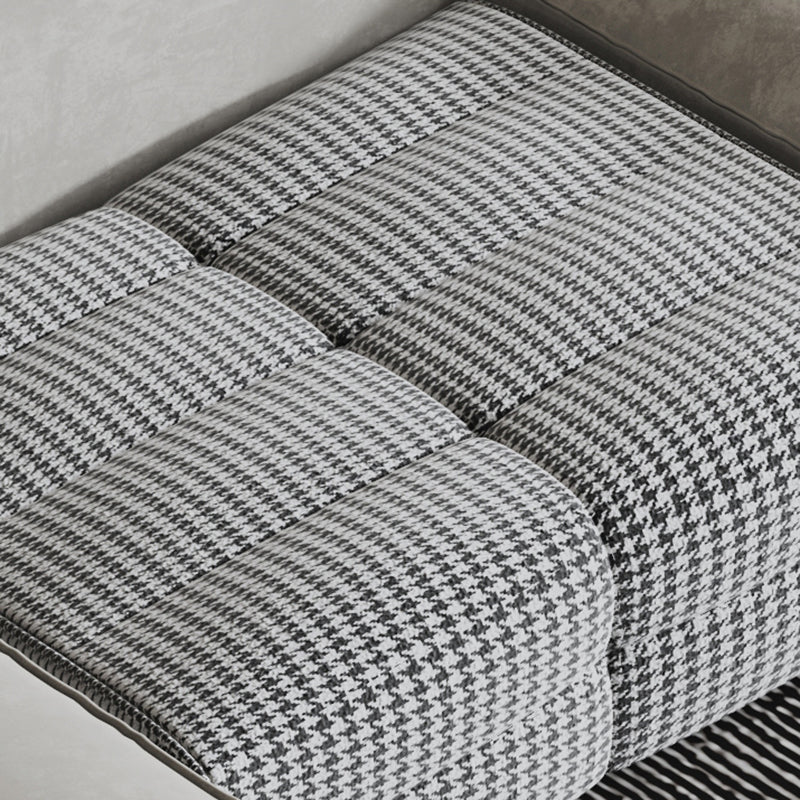 Square Arm Modern Cushion Back Velvet Living Room Sofa & Chaise