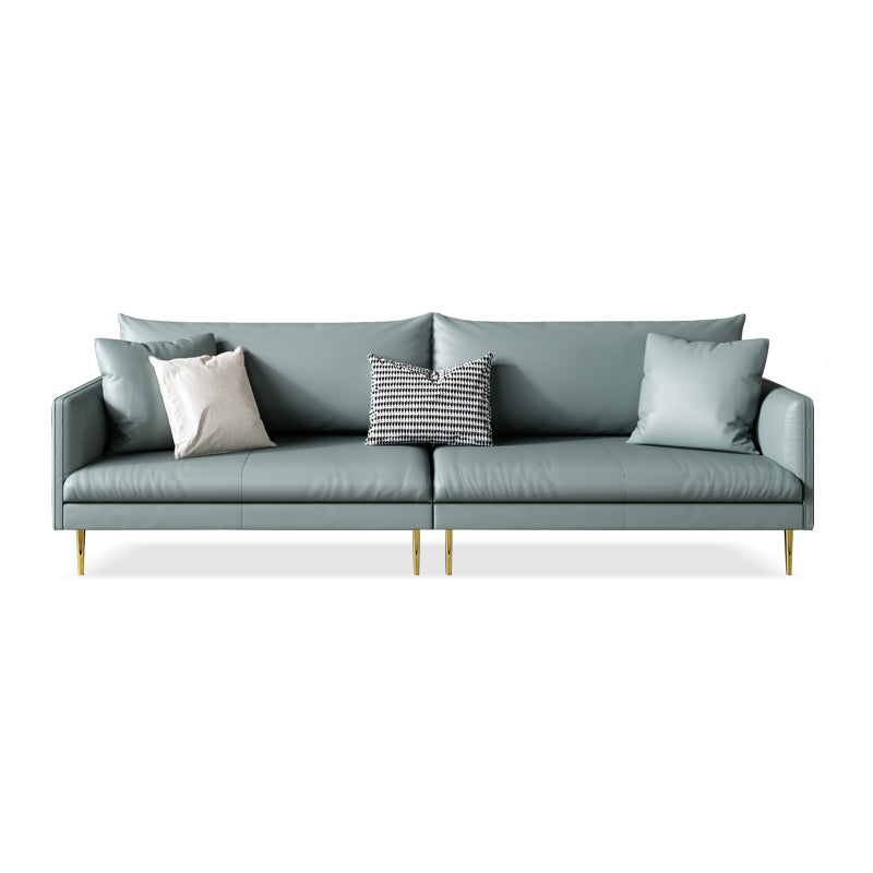 Stain Resistant Stationary 3-seater Square Arm Standard Cushions Sofa