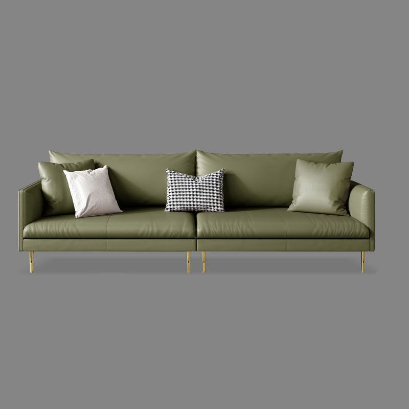 Stain Resistant Stationary 3-seater Square Arm Standard Cushions Sofa