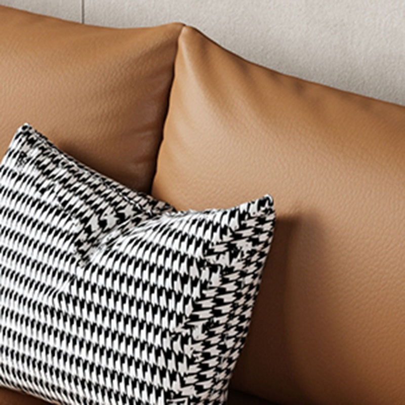 Stain Resistant Stationary 3-seater Square Arm Standard Cushions Sofa