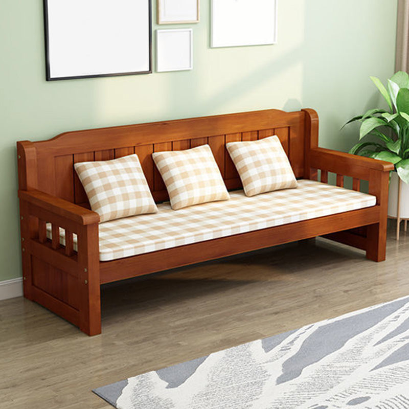 Sofa with 3 Pillows Back and Square Arm for Apartment 23.62" Wide