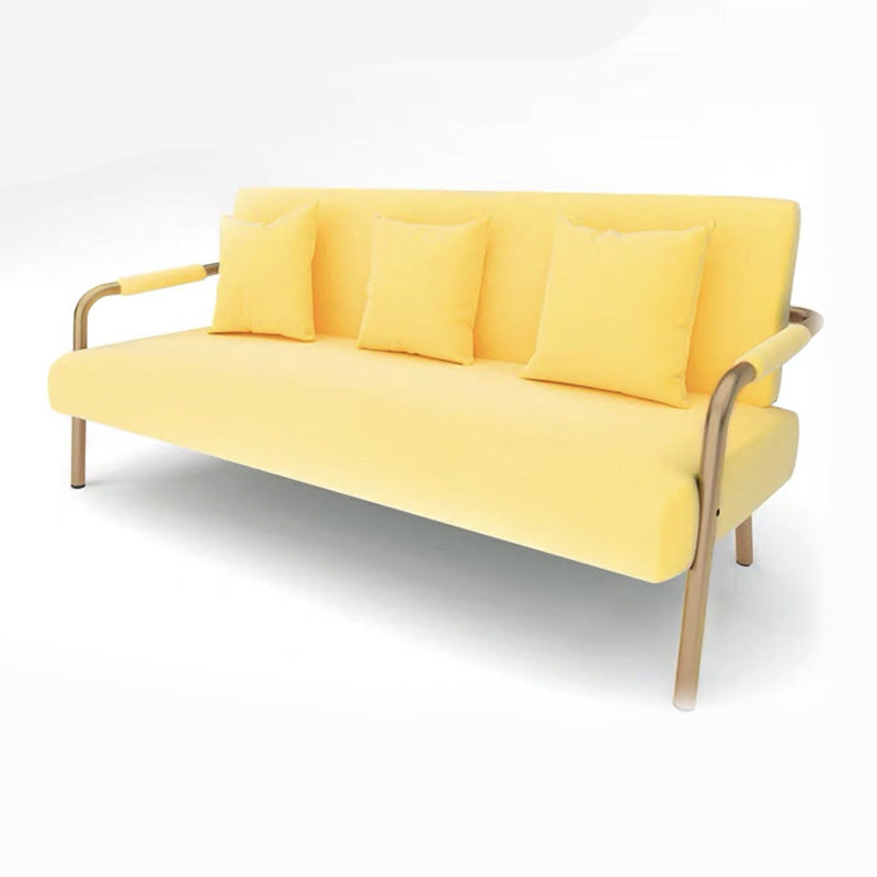 Contemporary Glam Sofa with 3 Pillows for Apartment 22.83" Wide