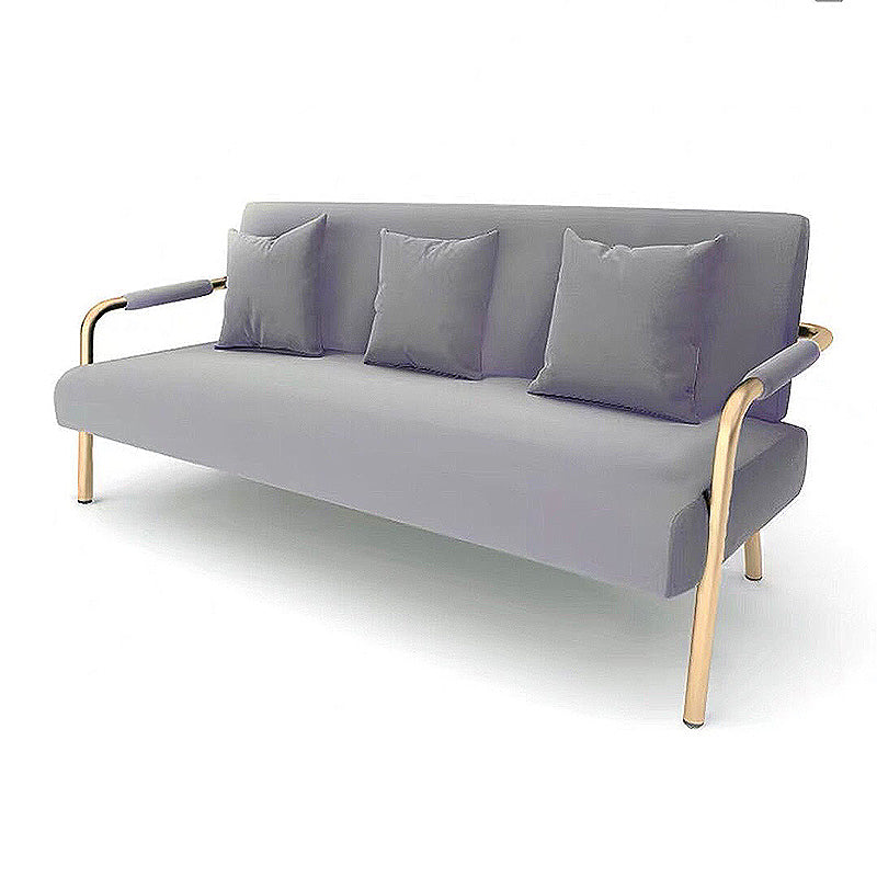 Contemporary Glam Sofa with 3 Pillows for Apartment 22.83" Wide