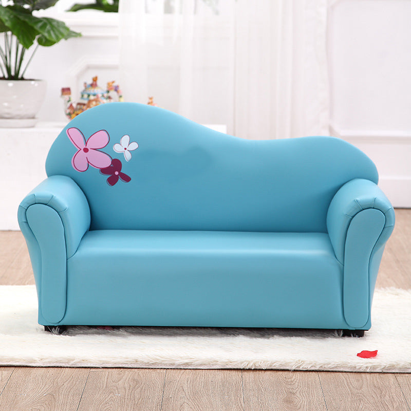 Faux Leather Tight Back Rolled Arm Stain Resistant Settee Bench