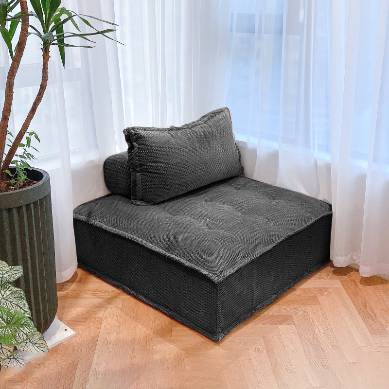 Linen Chair 31.4" L x 31.4" W x 27.5" H Armless Chair for Living Room