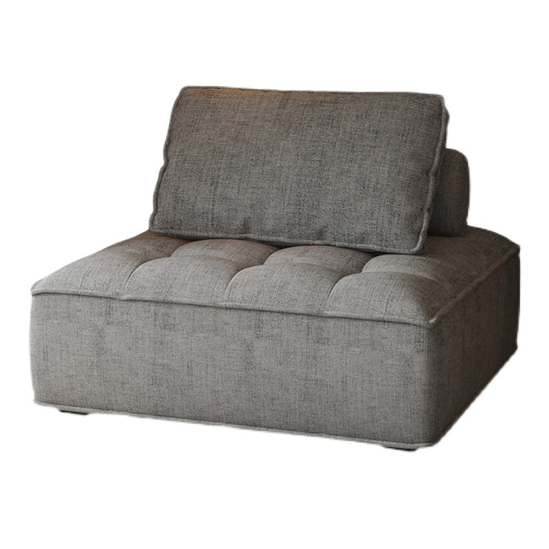 Linen Chair 31.4" L x 31.4" W x 27.5" H Armless Chair for Living Room