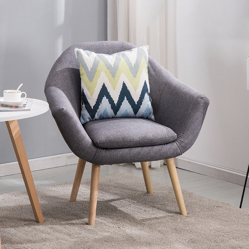 Linen Chair 28.7" L x 24.8" W x 30" H Arms Included Chair for Living Room