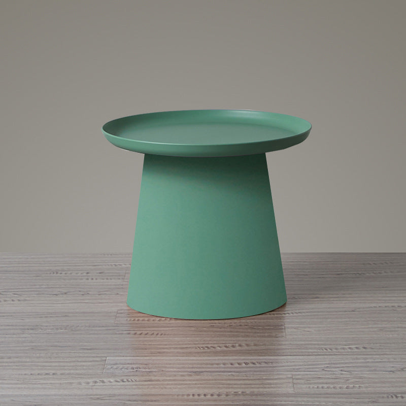 65/5000 Modern Style Wood/plastic Countertop Plastic Base Round Side Table