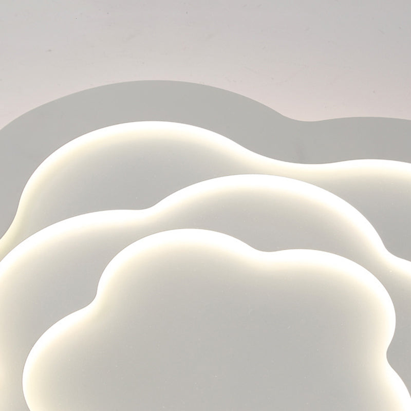 Modern LED Ceiling Lamp Simple Ceiling Mount Light with Acrylic Shade for Bedroom