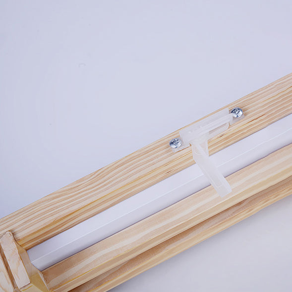 Wood Flush Mount Lighting Square Ceiling Light Fixture for Living Room