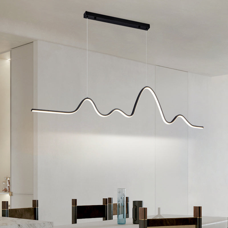 Modern Ceiling Pendant Light Metal LED Island Pendant Light for Dining Room