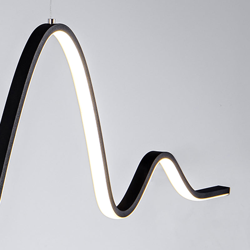 Modern Ceiling Pendant Light Metal LED Island Pendant Light for Dining Room