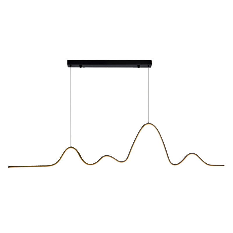 Modern Ceiling Pendant Light Metal LED Island Pendant Light for Dining Room