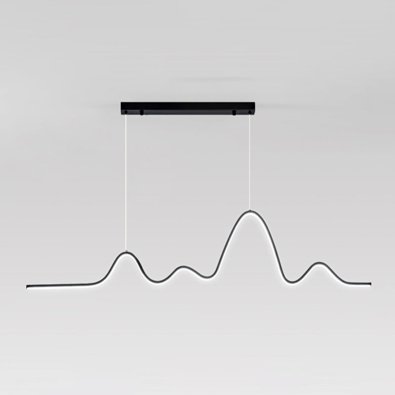 Modern Ceiling Pendant Light Metal LED Island Pendant Light for Dining Room