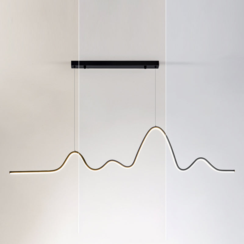 Modern Ceiling Pendant Light Metal LED Island Pendant Light for Dining Room