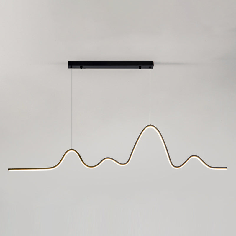 Modern Ceiling Pendant Light Metal LED Island Pendant Light for Dining Room