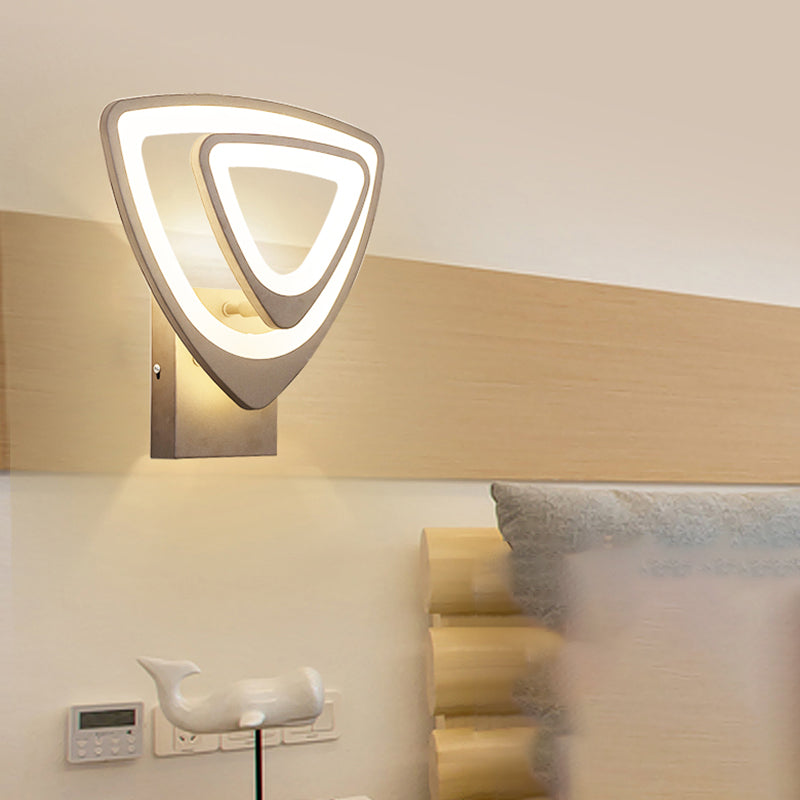 Contemporary Style Geometric Wall Lighting Ideas Metal 2 Lights Wall Lamps