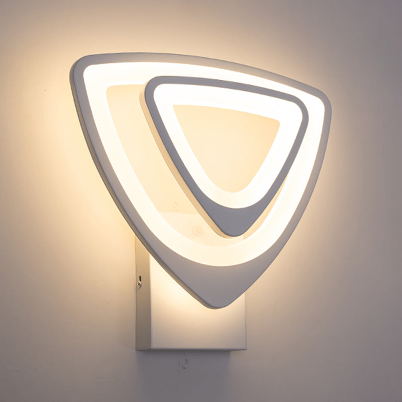Contemporary Style Geometric Wall Lighting Ideas Metal 2 Lights Wall Lamps