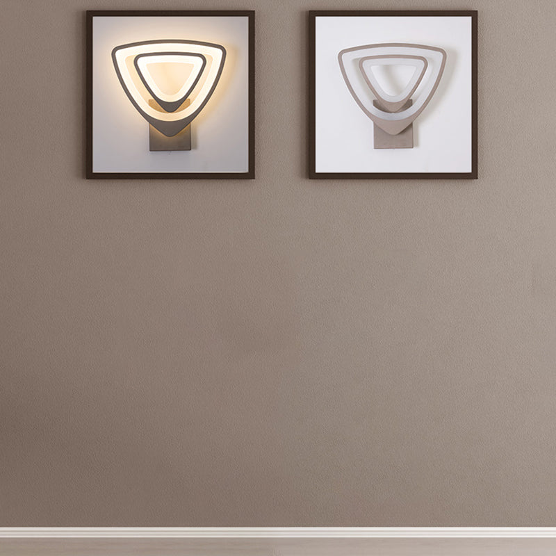 Contemporary Style Geometric Wall Lighting Ideas Metal 2 Lights Wall Lamps