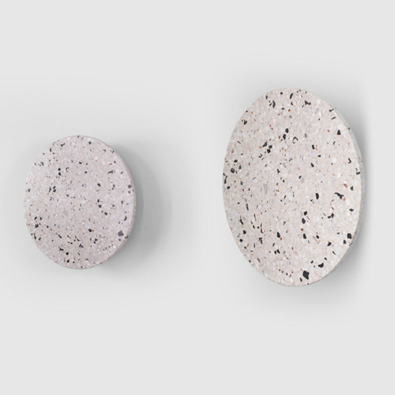 Modernist Sconce Lighting Circular Stone Wall Lamp for Hallway
