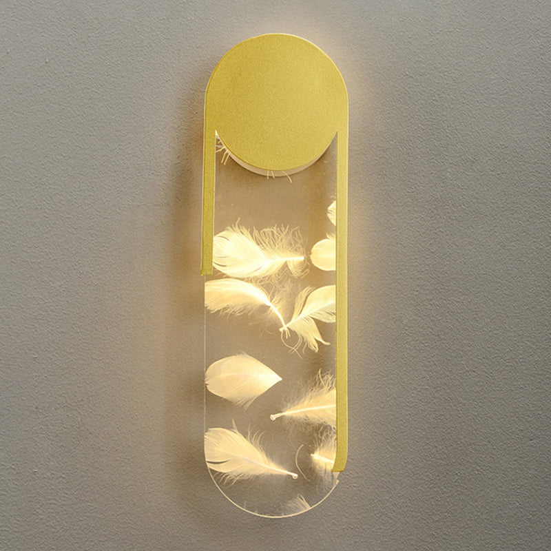 Modern Style Wall Mount Light LED Wall Light with Acrylic Shade for Bedroom