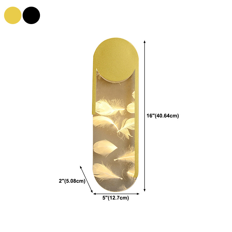 Modern Style Wall Mount Light LED Wall Light with Acrylic Shade for Bedroom