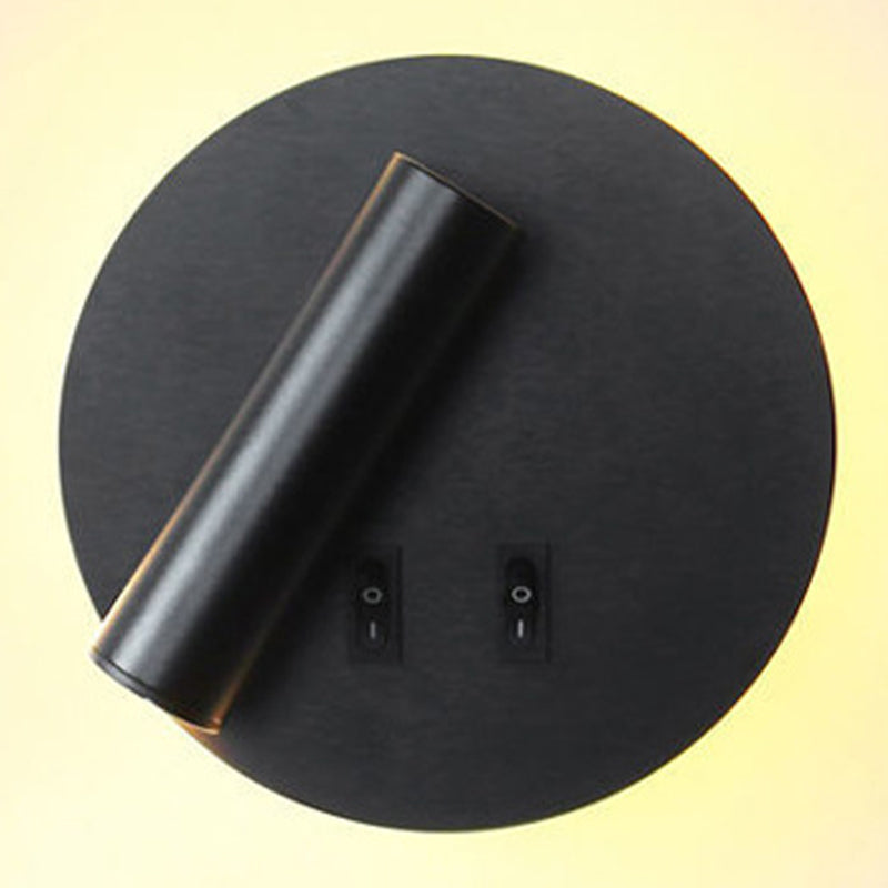 2-Light Wall Sconce Modern Style Metal Wall Lighting for Bedside