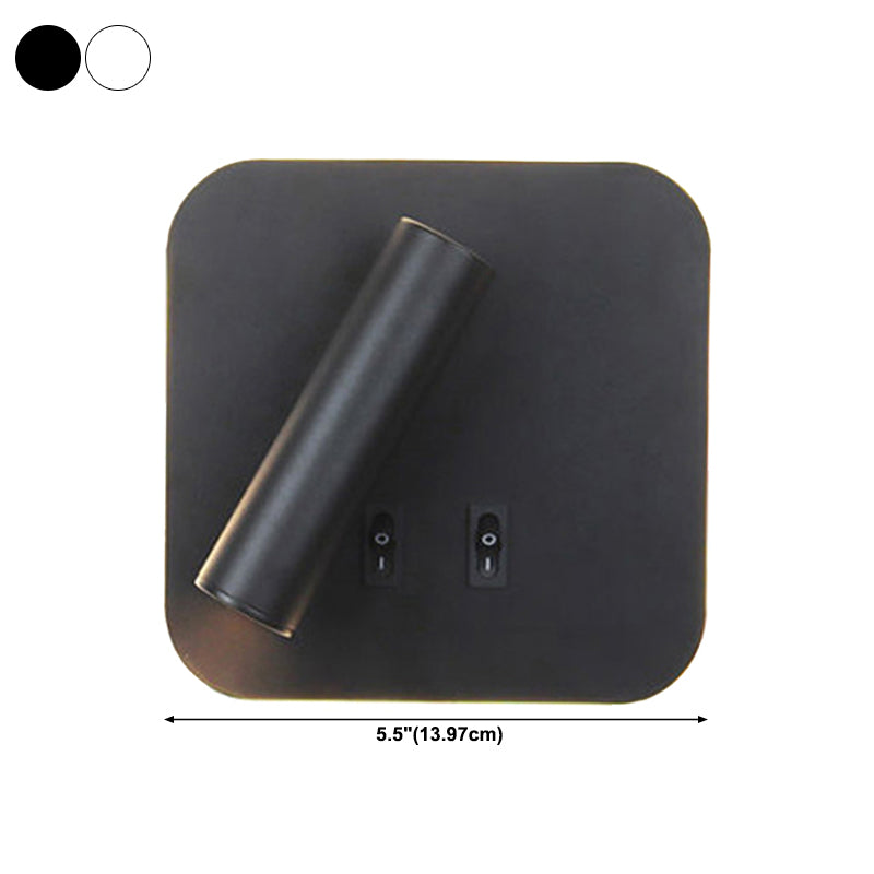 2-Light Wall Sconce Modern Style Metal Wall Lighting for Bedside