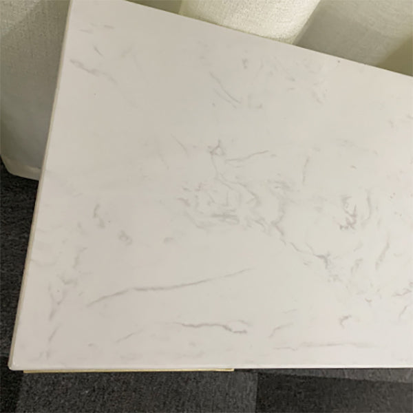 31.5" High Sofa Console Table with Marble Top Console for Hall