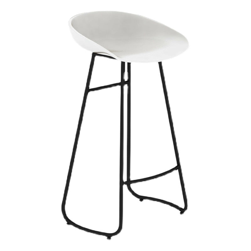 Nordic Simple Bar-stool Plastic Seat Bar Stool for Dining Room