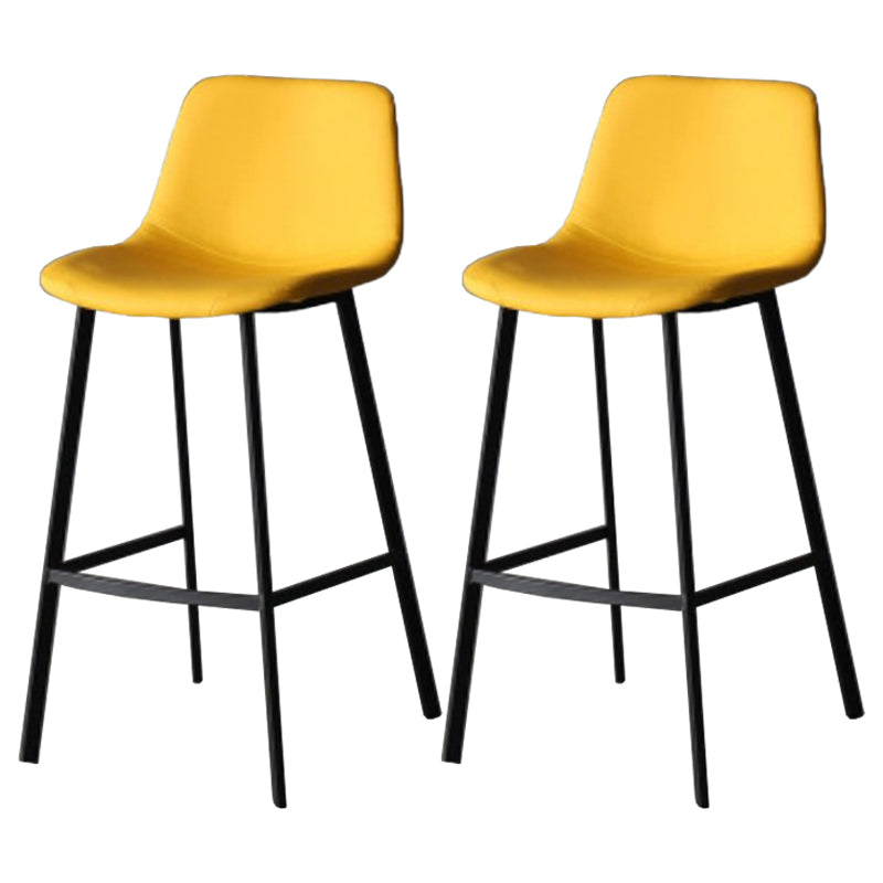 Industrial Style Barstool Indoor Black 4 Legs Bar Stool for Coffee Shop