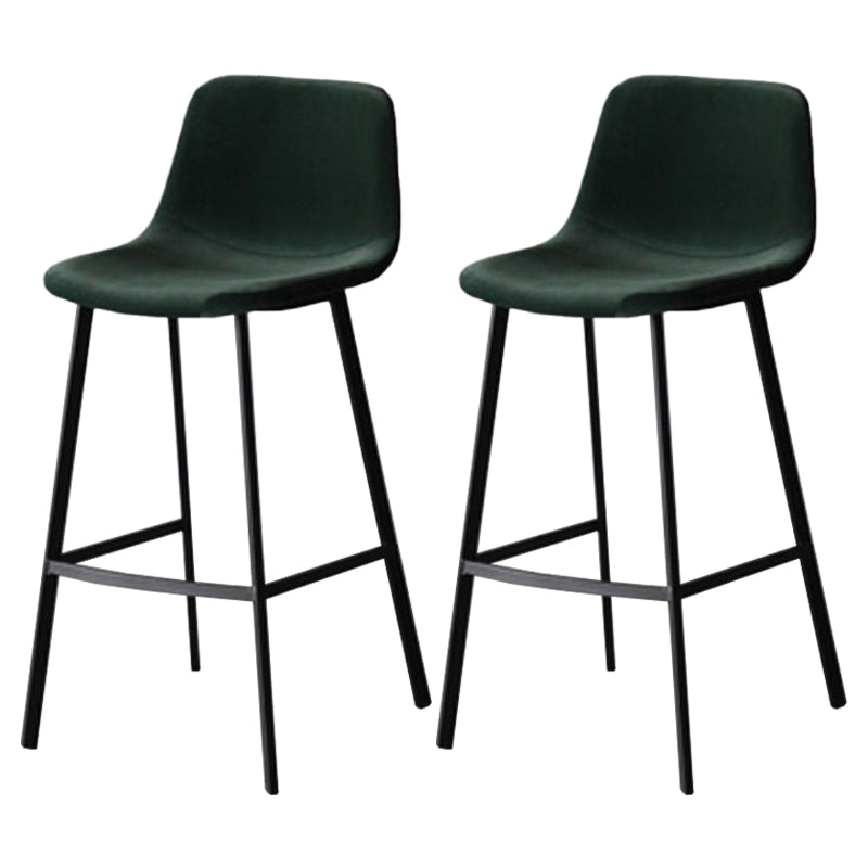 Industrial Style Barstool Indoor Black 4 Legs Bar Stool for Coffee Shop