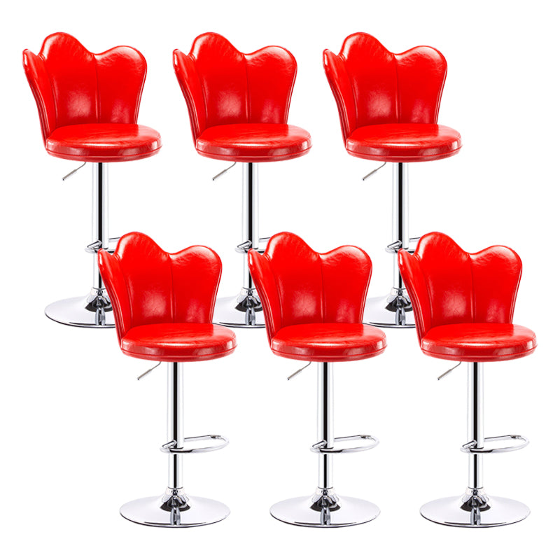 Dining Room Nordic Style Barstool Adjustable Bar Stool with Liftable Pedestal