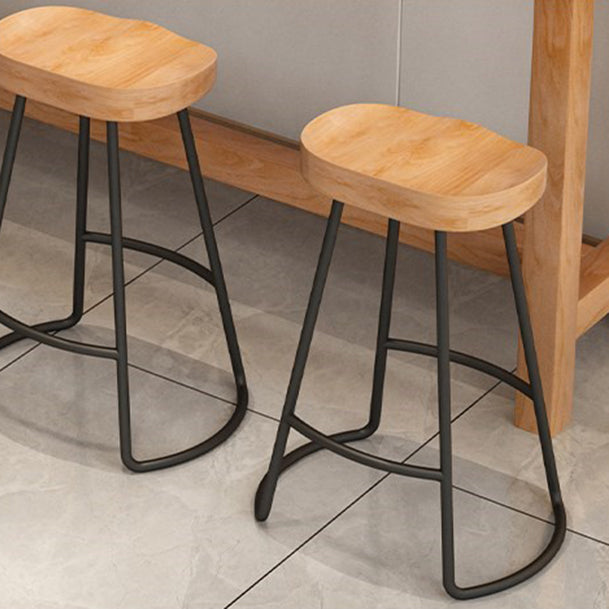 1/5/6/11 Pieces Modern Bar Table Set Rectangle Pine Wood Top Bistro Set with Footrest