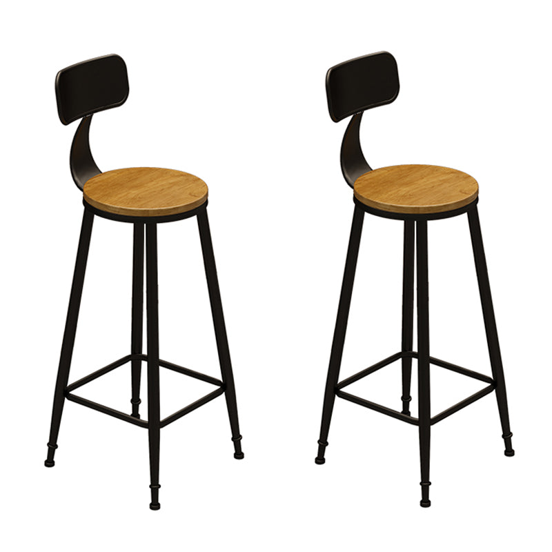 Industrial 1/611 Pieces Bar Table Set Rectangle Pine Wood Counter Table with High Stools