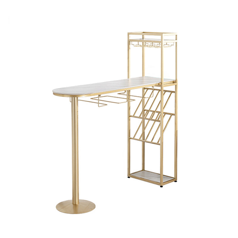 1/3 Piece Adjustable Height Bar Stool and Table Set Sintered Stone Matte Finish Bar Set