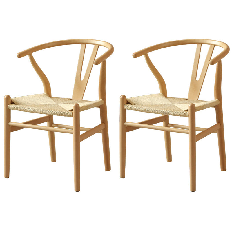 Minimalist Round Dining Table Set 1/2/3/4/5/7 Pieces Pine Dinette Set
