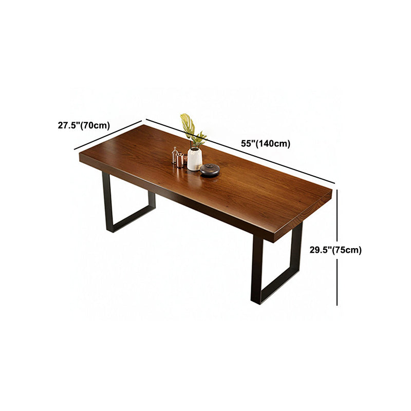 Industrial 1/5/7 Pieces Dining Set Rectangle Pine Wood Dining Table for Dining Room