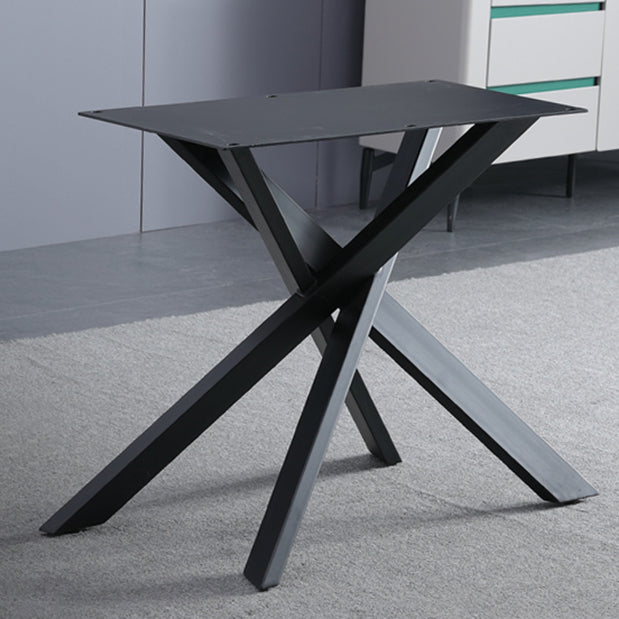 Modern Sintered Stone Rectangle Table Set 1/2/5/7 Pieces Dining Set