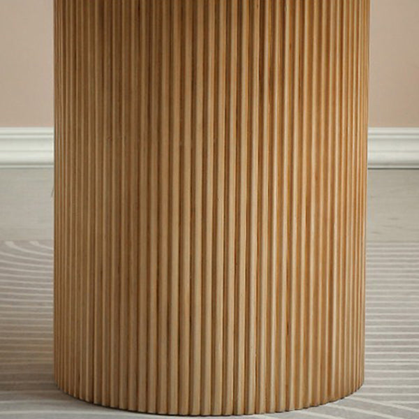 Round Dining Table Contemporary Style Solid Wood Dinette Table for Home Kitchen