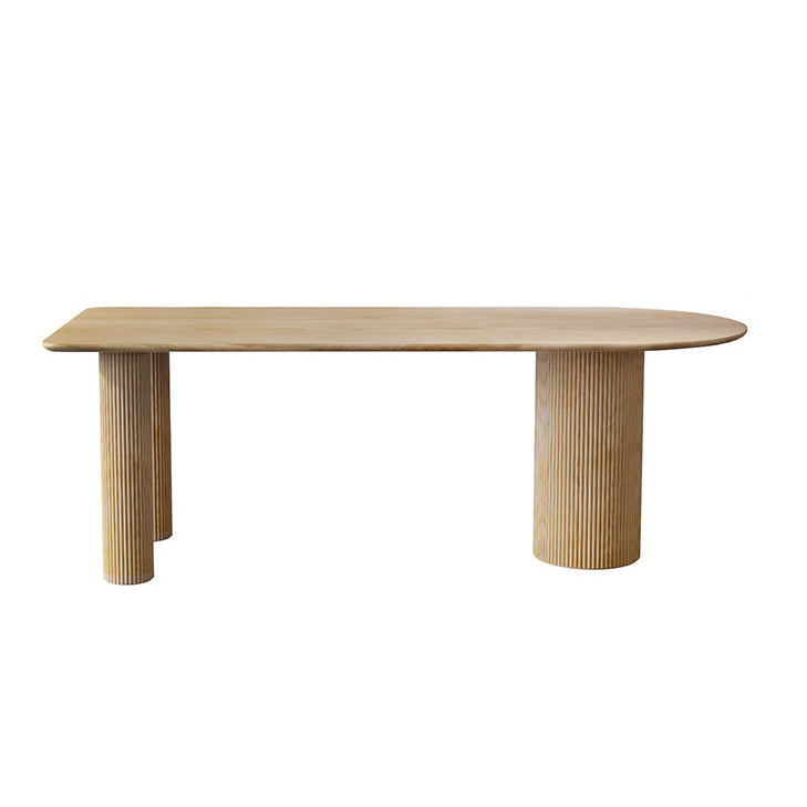 Solid Wood Dining Table Contemporary Style Dinette Table for Home Kitchen