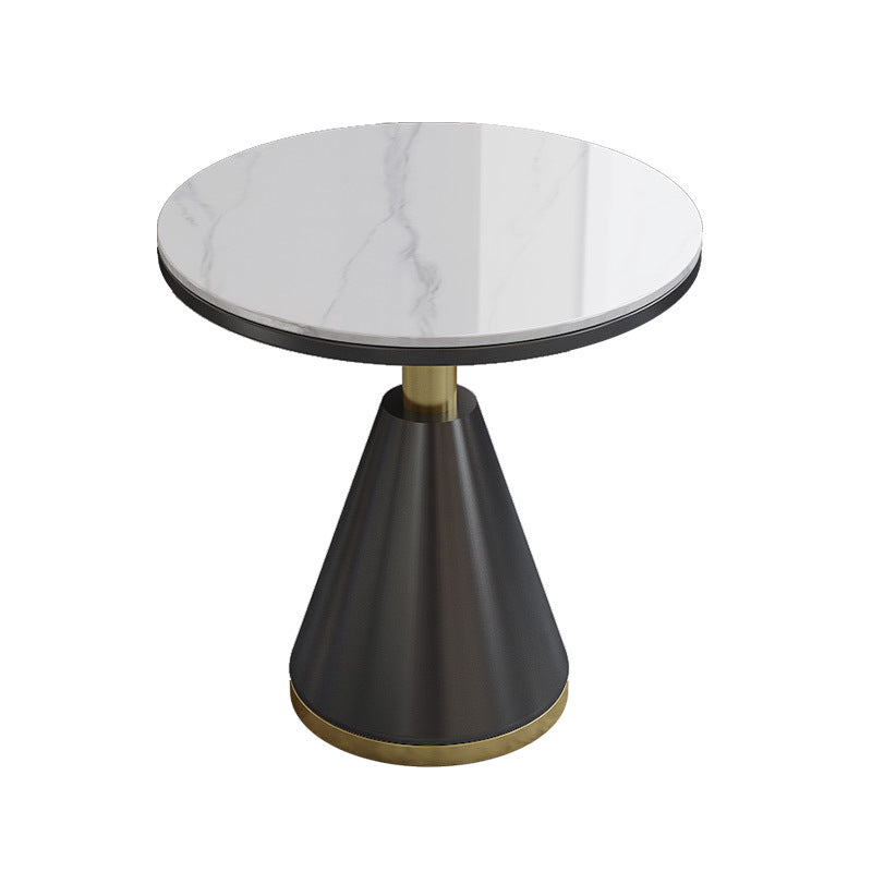 Metal Traditional Luxury Round Indoor Table Stone Top Table for Kitchen