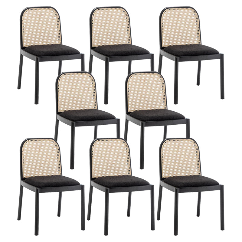 Traditional Upholstered Dining Side Chair Solid Wood Side Chair