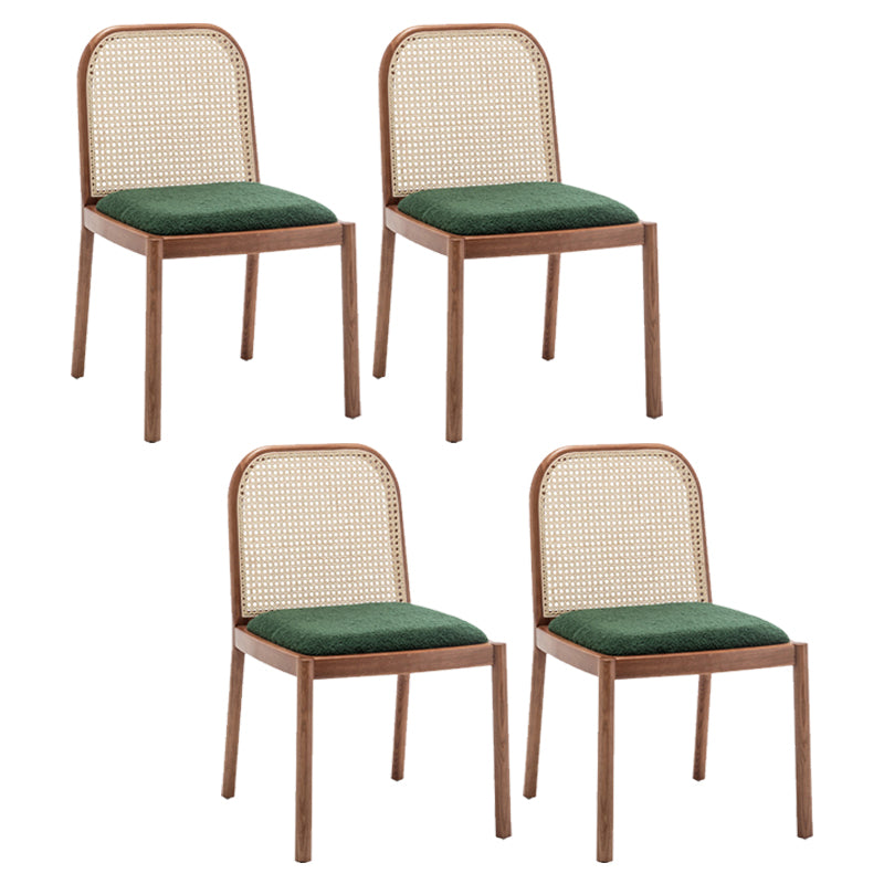 Traditional Upholstered Dining Side Chair Solid Wood Side Chair