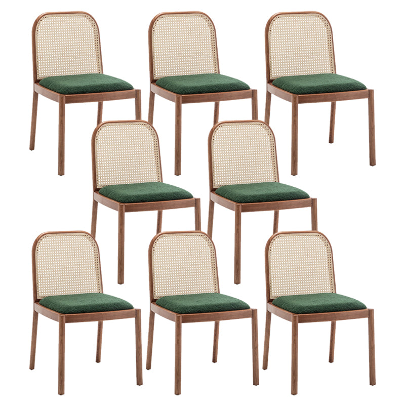 Traditional Upholstered Dining Side Chair Solid Wood Side Chair