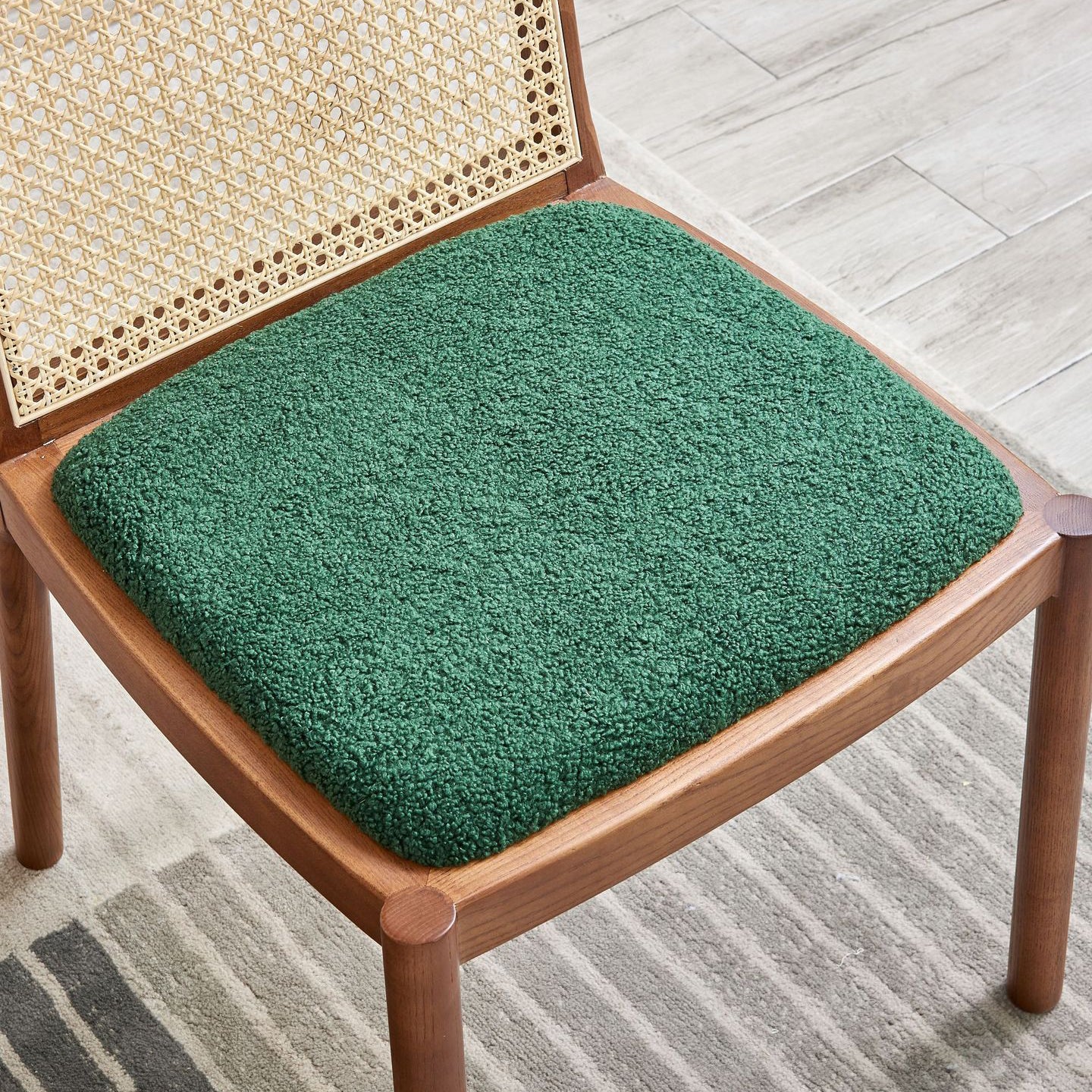 Traditional Upholstered Dining Side Chair Solid Wood Side Chair