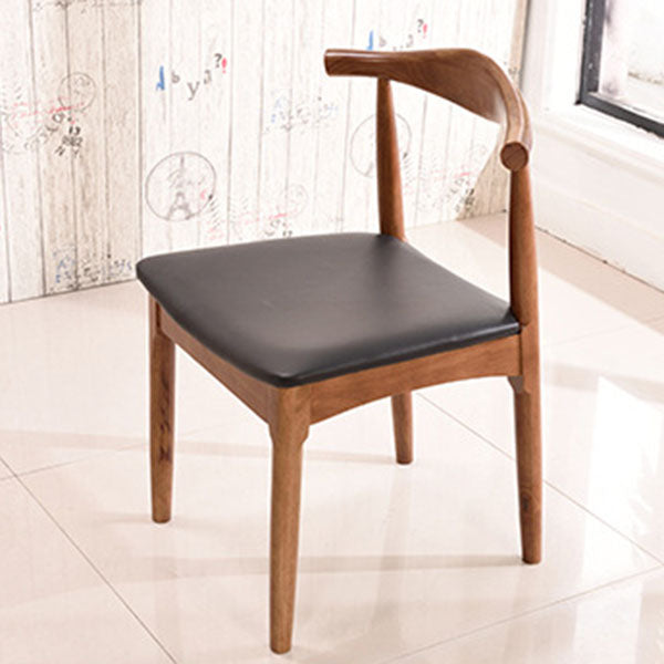 Industrial Upholstered Dining Side Chair Wood Dining Chair for Dining Room