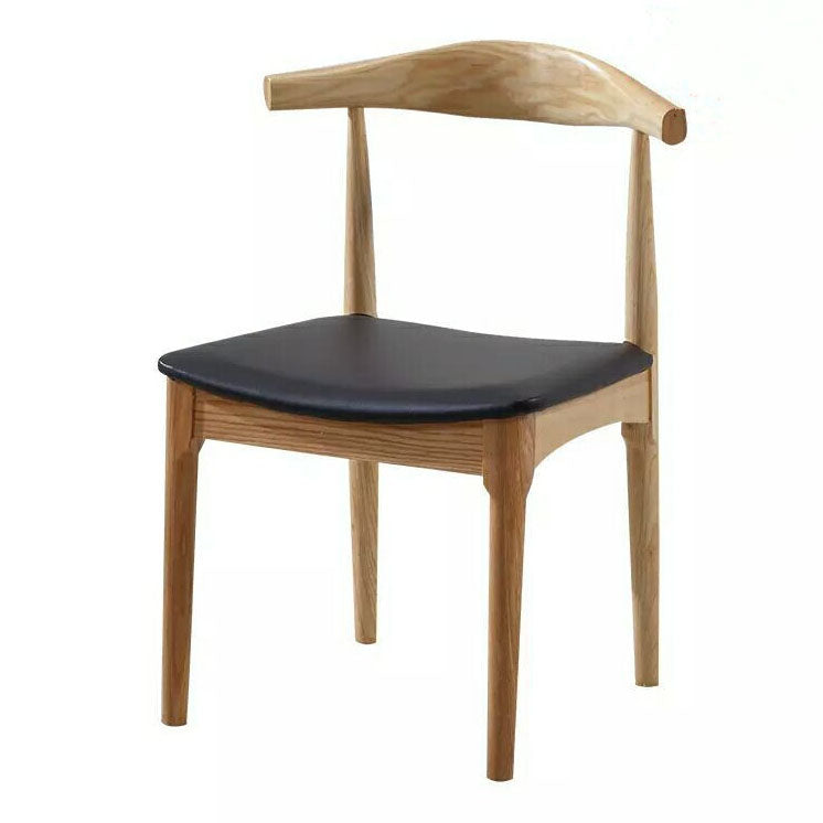 Industrial Upholstered Dining Side Chair Wood Dining Chair for Dining Room