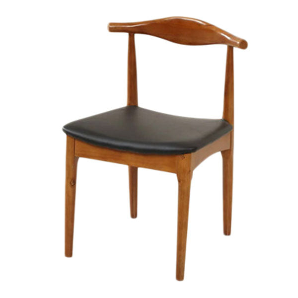 Industrial Upholstered Dining Side Chair Wood Dining Chair for Dining Room